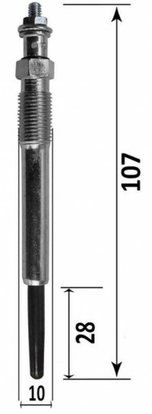 Bougie De Préchauffage - Peugeot 406 Coupe 2.2 Hdi 133 03/2000-12/2004