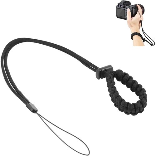 Universel Nylon tressé Ajustable Dragonne Cordon Dragonne Lanière de caméra Anti-Perte pour GO-PRO/Insta360/OSMO/appareils Photo de Sport DSLR/Smartphone etc.