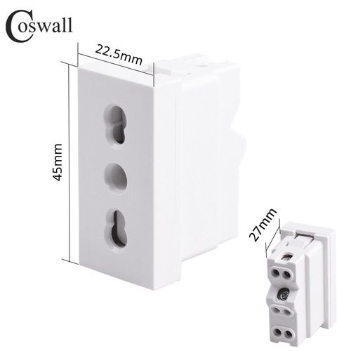 Prise murale EU brésil chili + TV Satellite CAT6 prise Internet,compatible HDMI 2.0 et USB 3.0 connecteur de chargeur type-c Module bricolage - Type Italian-Chile Socket