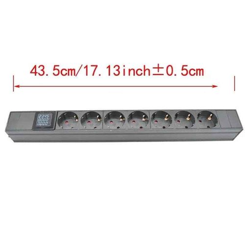 Adaptateur Schuko prise UE PDU multiprise 2-10AC Power Link,boîte de sortie avec entrée et sortie Powercon - Type 7AC SOCKET