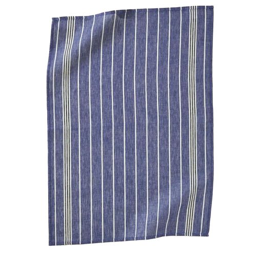 Torchon De Cuisine Lin 50x70 Cm Aux Petits Oignons Bleu
