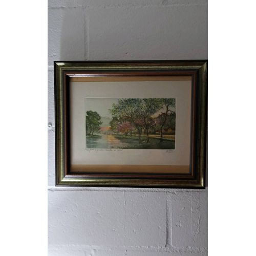 Tableau Eau Forte Originale