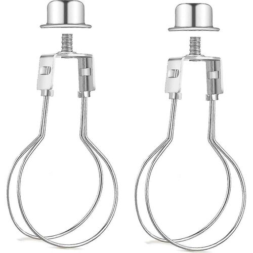 Kit Adaptateur De Support De Harpe D¿Abat-Jour 2 Pack (Argent)