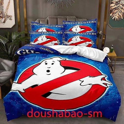 V302 Bed Sheets Ghostbusters Quilt Duvet Cover Bedding Set Pillowcase Christmas Gift 3-Piece Bedding Set (1 Duvet Cover + 2 Pillow Shams) Y302