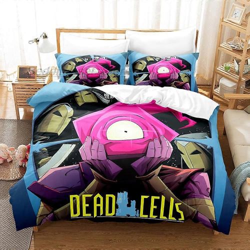 A4650 Bed Sheets Dead Cell Bedding Set Bed Set Aldult Kid Bedroom Duvetcover Sets Gamekawaii3-Piece Bedding Set (1 Duvet Cover + 2 Pillow Shams) Be