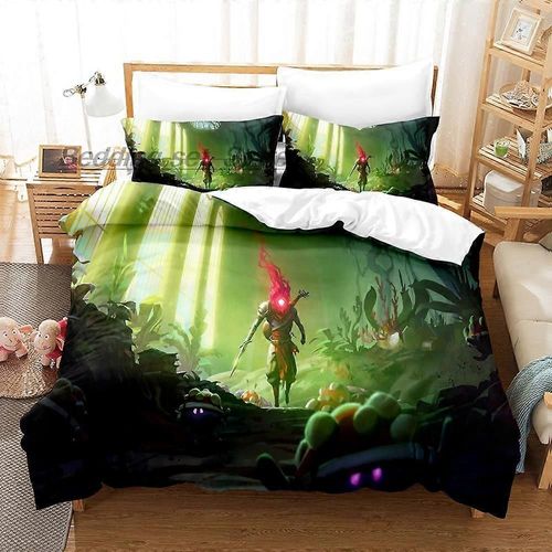 A4649 Bed Sheets Dead Cell Bedding Set Bed Set Aldult Kid Bedroom Duvetcover Sets Game3-Piece Bedding Set (1 Duvet Cover + 2 Pillow Shams) Bed Shee