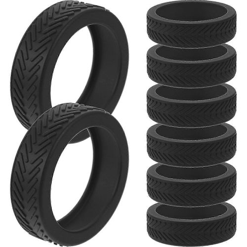 8pcs valise roues housses caoutchouc bagages roulettes housses voyage bagages protecteurs de roues-YuJia