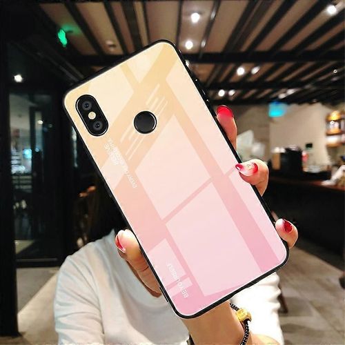 Coque Arrière Hybride Gradient Glass + Tpu + Pc Pour Xiaomi Redmi Note 5 Pro