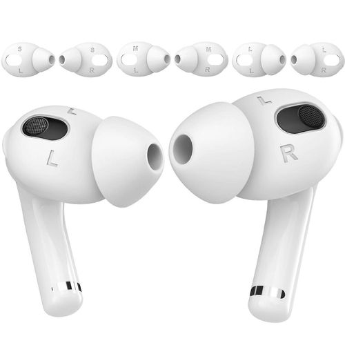 AHASTYLE PT66-3 3 paires Capuchon d¿écouteur pour Apple AirPods 3,Capuchon de couverture d¿écouteur Embout, Taille : S + M + L