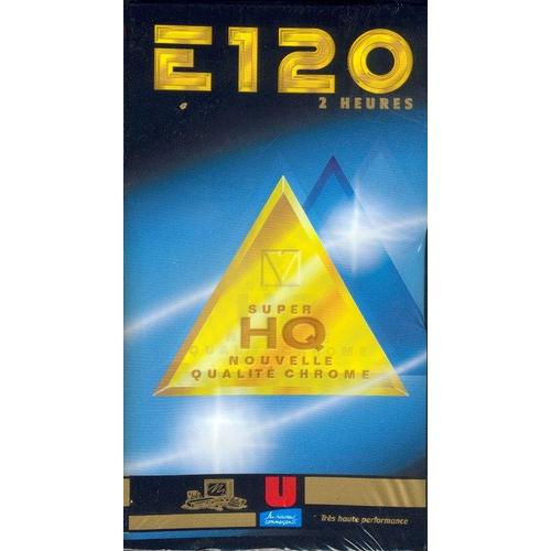 Cassette VHS E120 Super HQ - Super U