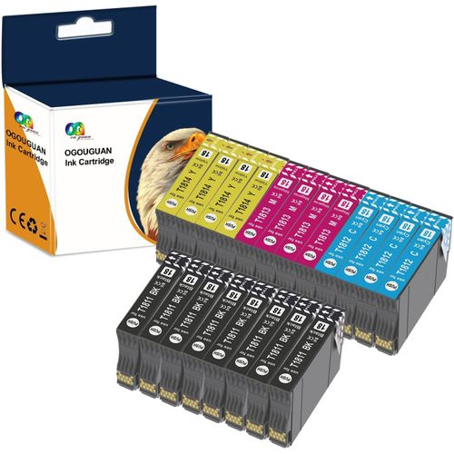 18XL Cartouches d'encre Remplacer pour Epson 18 18 XL Compatible avec Epson Expression Home XP-322 XP-215 XP-205 XP-225 XP-305 XP-325 XP-422 XP-405 XP-415 XP-425 XP-315 XP-312 XP-425(20pcs)