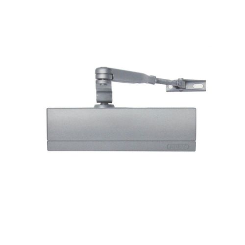 Ferme porte Alu 85kg max avec Capot Argent Blister