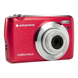 Appareil photo Compact compact - 8.0 MP / 18.0 MP (interpolé) - 1080p - 8x zoom optique - rouge