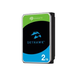 Seagate SkyHawk ST2000VX017 - Disque dur - 2 To - interne - 3.5" - SATA 6Gb/s - mémoire tampon : 256 Mo - avec 3 ans de Seagate Rescue Data Recovery