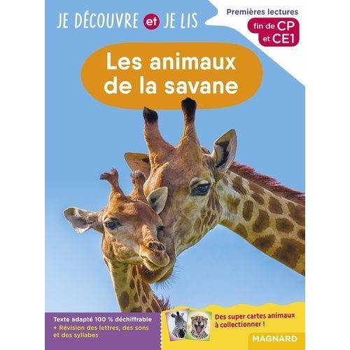 Les Animaux De La Savane - Premières Lectures, Fin De Cp Et Ce1