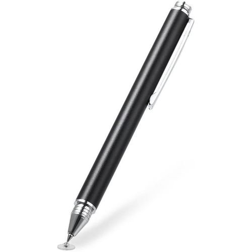 Stylet Tactile Noir À Pointe Fine Pour Smartphones Et Tablettes Écrans Tactiles Capacitifs