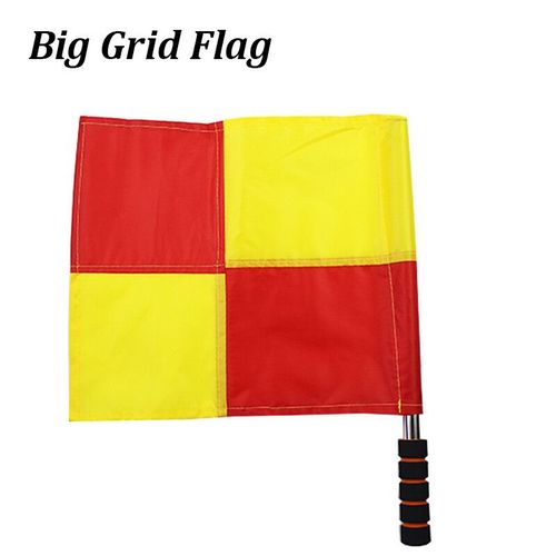 Sensation D'arbitre De Football Professionnelle,Jeu Équitable,Match De Sport,Lin,Drapeaux Étanches,Équipement D'arbitre De Jeu - Type Big Grid #A