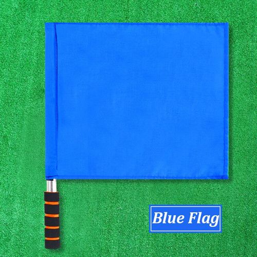 Sensation D'arbitre De Football Professionnelle,Jeu Équitable,Match De Sport,Lin,Drapeaux Étanches,Équipement D'arbitre De Jeu - Type Blue