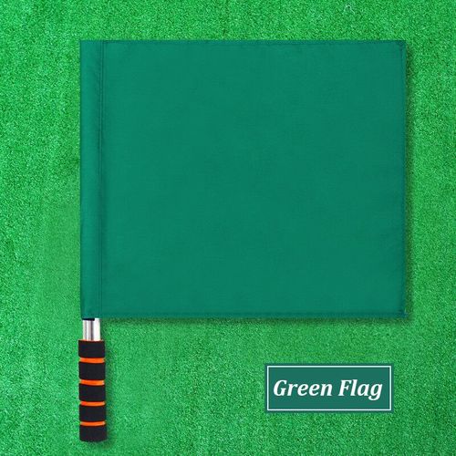 Sensation D'arbitre De Football Professionnelle,Jeu Équitable,Match De Sport,Lin,Drapeaux Étanches,Équipement D'arbitre De Jeu - Type Green #A