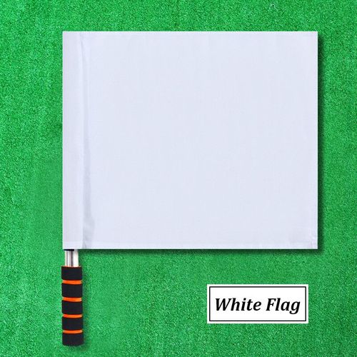 Sensation D'arbitre De Football Professionnelle,Jeu Équitable,Match De Sport,Lin,Drapeaux Étanches,Équipement D'arbitre De Jeu - Type White