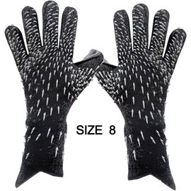 Gants De Gardien De But De Football Pour Enfants Et Adultes,Gants De Football Avec Poignée De Bain,Taille 6,7,8,9/10 - Type Black 8 #D
