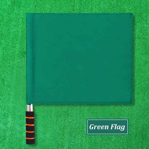 Sensation D'arbitre De Football Professionnelle,Jeu Équitable,Match De Sport,Lin,Drapeaux Étanches,Équipement D'arbitre De Jeu - Type Green #B