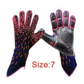 Gants De Gardien De But De Football En Latex Épais,Gants Professionnels Pour Adultes,Entraînement Sportif Et Match De Football Pour Les Jeunes - Type Red 7 #B