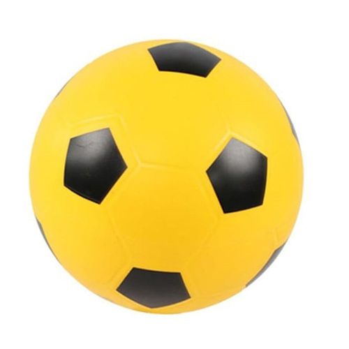 The Handleshh-Ballon De Football En Mousse Silencieux,Léger Et Silencieux,Sports De Plein Air Pour Enfants - Type Yellow-8in