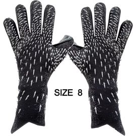 Gants De Gardien De But De Football Pour Adultes,Gants De Football,Gants De Football,Poignée De Bain,Taille 6,7,8,9/10 - Type Black-8