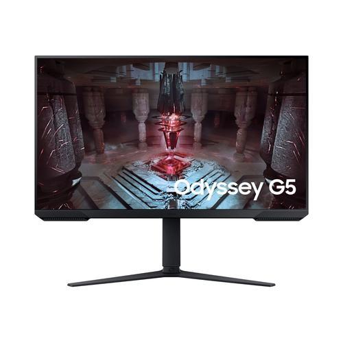 Samsung Odyssey G5 S32CG510EU - G51C Series - écran LED - jeux - 32" - 2560 x 1440 QHD @ 165 Hz - VA - 300 cd/m² - 3000:1 - HDR10 - 1 ms - 2xHDMI, DisplayPort - noir