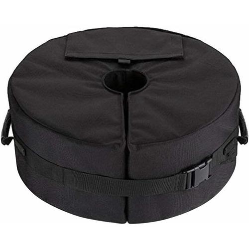 Sacs De Poids Pour Parapluie Parasol Base Sac De Poids,Pied Pour Parasol Sable Rond Robuste Et Détachable Avec Poignées 46 X 15 Cm