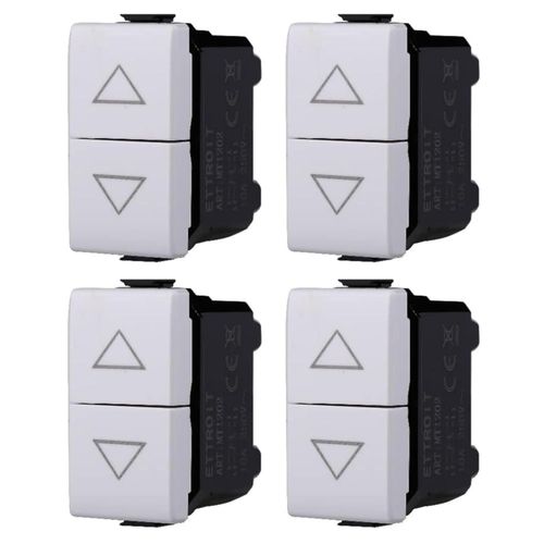 4 interrupteurs montants compatibles avec Matix, interrupteur pour volets roulants électriques compatible avec fruits Matix