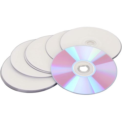 Disque Vierge DVD R, CD Vierges de Grande capacité de 4,7 Go, Disque Multimédia Enregistrable Multi-Usage PC Robuste Haute Vitesse 16X, pour Images Vidéo Musicales (10PCS)