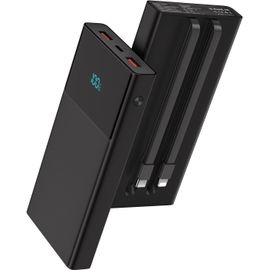 Chargeur Portable avec 2 câbles en 1 (USB-C et iOS),