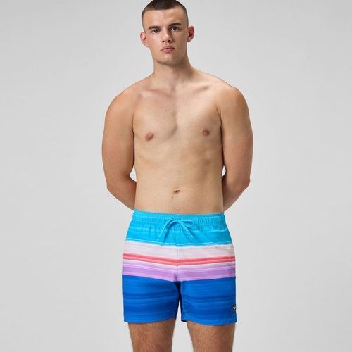 Short De Bain Redondo Edge Imprimé 40 Cm, Hommes, Bleu/Rose