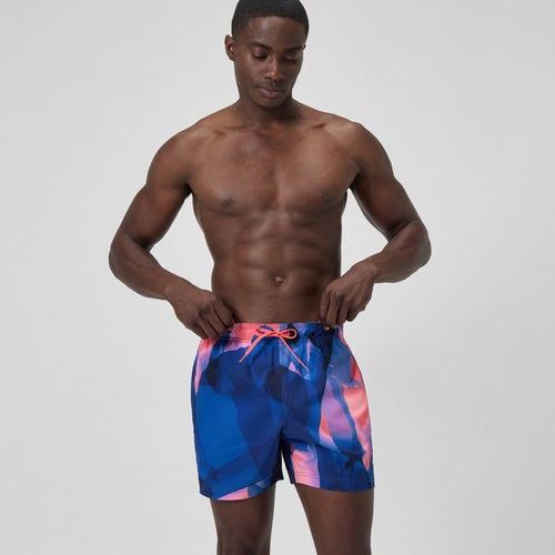 Short De Bain Redondo Edge Imprimé 40 Cm, Hommes, Bleu/Rose