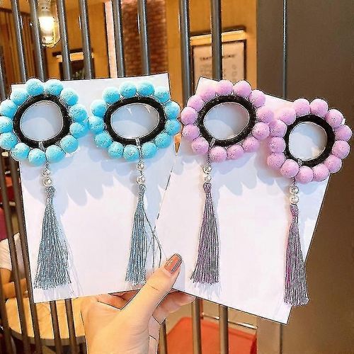 Bijoux À Rotule Pour Enfants Accessoires De Cheveux Couleur Frangé Cheveux Cravate Filles Bébé