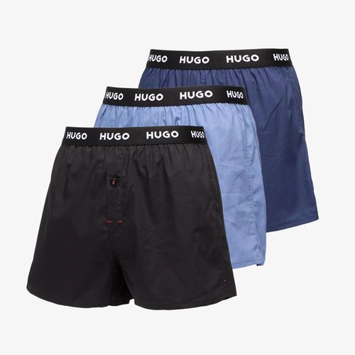 Pure Cotton Woven Boxer 3-Pack Multicolor S