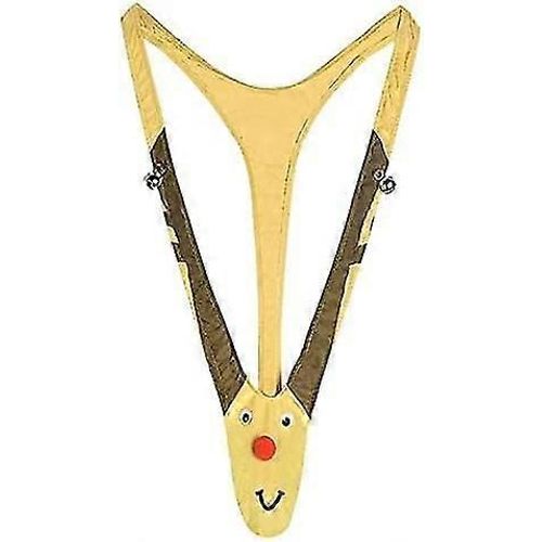 Cadeau de Noël Gag Rennes Sous-vêtements Mankini Hommes String Costumes Avec Cloches Farces Pour Éléphant Blanc Échanger Cadeaux Saint-Valentin