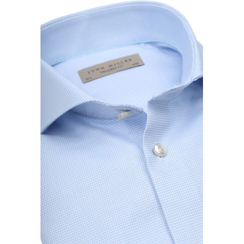 John Miller Chemise A Small Checkbleu Clair Bleu Clair Bleu Taille 43