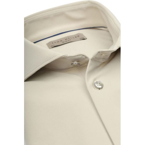 John Miller Chemise Hyperstretch Beige Taille 41
