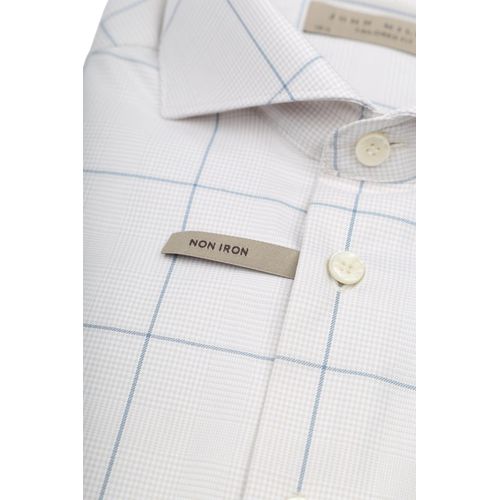 John Miller Chemise A Check Beige Taille 42