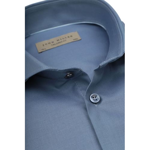 John Miller Chemise A Twill Indigo Bleu Taille 39