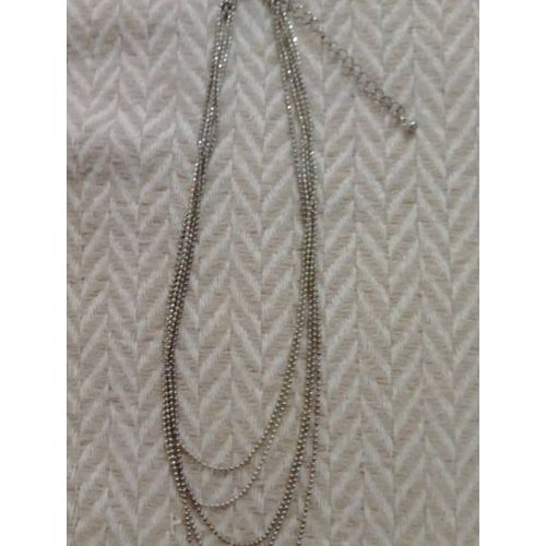 Collier 5 Rangers En Métal Argenté.