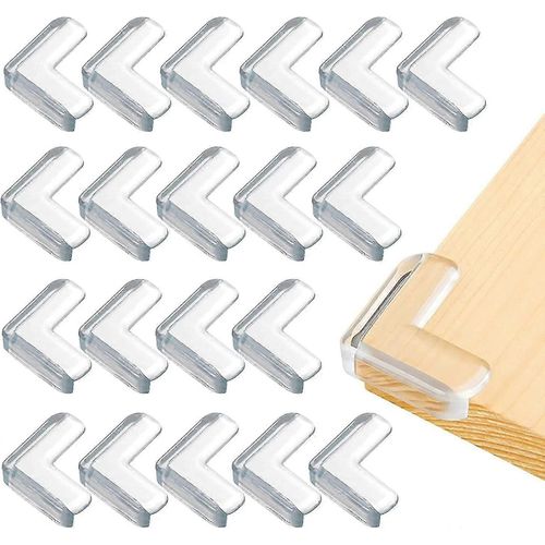 20pcs Protecteur D¿Angle De Table, Protecteur D¿Angle De Table Et De Meubles, Protecteur D¿Angle Transparent Pour La Sécurité De La Maison De Bébé