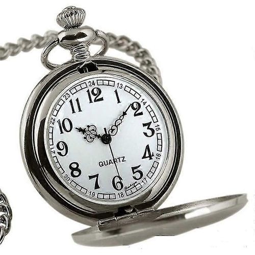 Montre De Poche Vintage Montre À Quartz Unisexe Avec Collier Chaîne Mécanique Montre De Poche Pour Homme