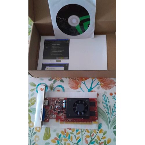 Carte vidéo profil bas MicroStar MS-V338 authentique double DisplayPort FRU01AG4