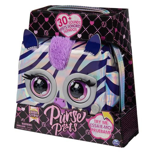 Spin Master Purse Pets Les Métalliques Zèbre