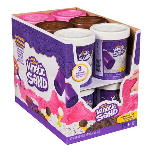 Kinetic Sand Pot De Glace 113 G Kinetic Sand (Assort)(Barquette)