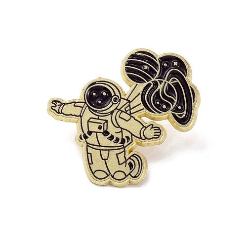 Pin's Astronaute Ballons Planètes
